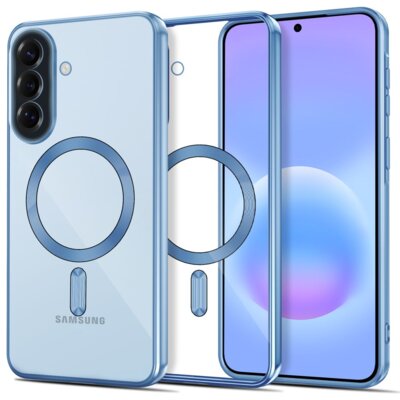 Etui TECH-PROTECT Magflex MagSafe do Samsung Galaxy A57 5G Przezroczysto-niebieski