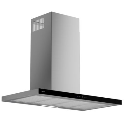 Okap AKPO WK-9 Feniks Slim Glass 90 Inox/Czarne szkło