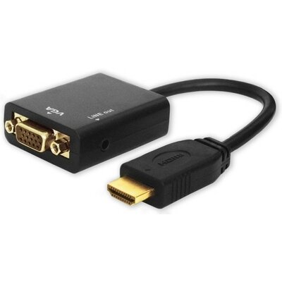 Adapter HDMI - VGA SAVIO 0.25 m