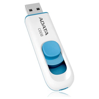 Pendrive ADATA C008 64GB, USB 2.0, Odczyt 30 Mb/s, Zapis 10 Mb/s