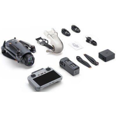 Dron DJI Mavic 4 Pro z aparaturą RC 2, nagrywanie w 6K, 100 MP, obrót kamery o 360°