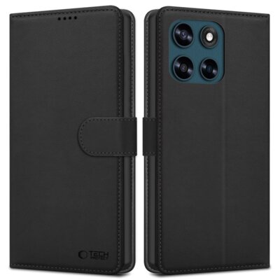 Etui TECH-PROTECT Wallet do Mototola Moto G57 Power/G67 Power Czarny