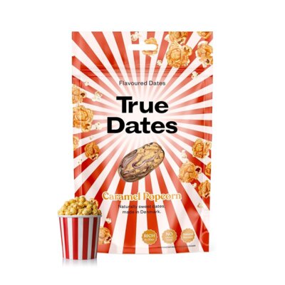 Daktyle TRUE DATES Karmelowy popcorn (100 g)