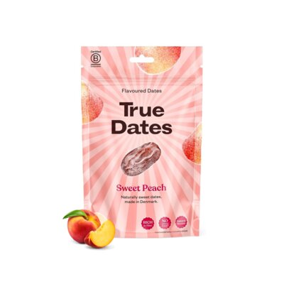 Daktyle TRUE DATES Słodka brzoskwinia (100 g)