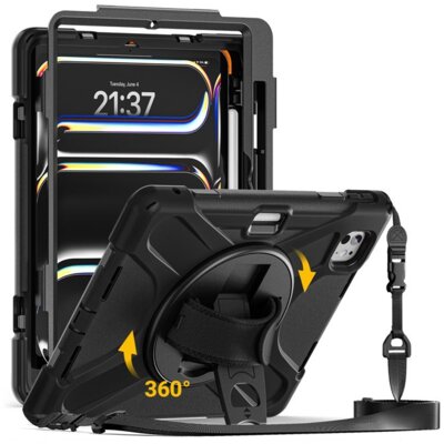 Etui na iPad Pro 11 cali CRONG Defender Plus Czarny