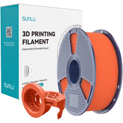 Filament SUNLU High-Speed Matte PETG, Średnica 1.75 mm, 1 kg Pomarańczowy