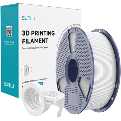 Filament SUNLU High-Speed Matte PETG, Średnica 1.75 mm, 1 kg Biały