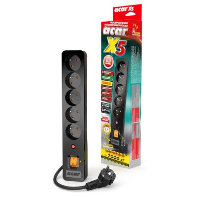 Listwa ACAR X5 (5 m) Czarny