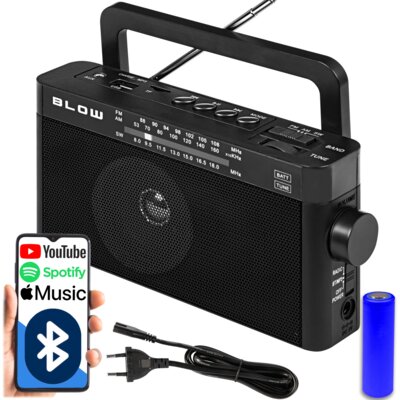 Radio BLOW RA9 Analogowe Przenośne Czarny
