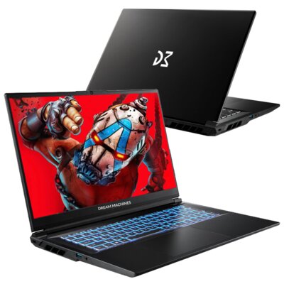 Laptop DREAMMACHINES RX5070Ti-17PL21 17.3" 240Hz i9-14900HX 32GB RAM 1TB SSD GeForce RTX5070Ti DLSS 4