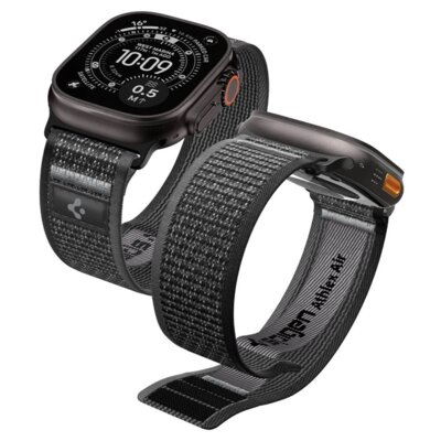 Pasek SPIGEN Athlex Air 2 Apple Watch do koperty 44/45/46/49mm Czarno-szary