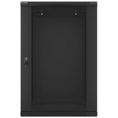 Szafa RACK LANBERG 19" 18U WF01-6618-10B 600 x 600 mm, Wisząca Czarny