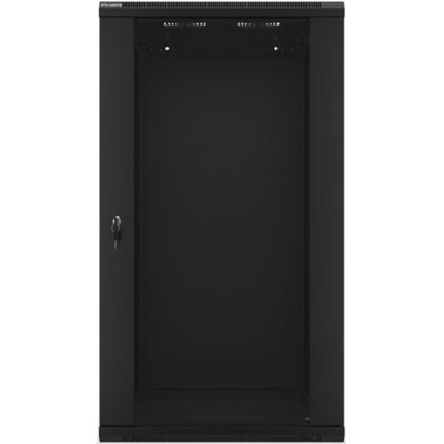 Szafa RACK LANBERG 19" 22U WF01-6622-10B 600 x 600 mm, Wisząca Czarny