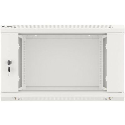 Szafa RACK LANBERG 19" 6U WF01-6606-10S 600 x 600 mm, Wisząca Szary