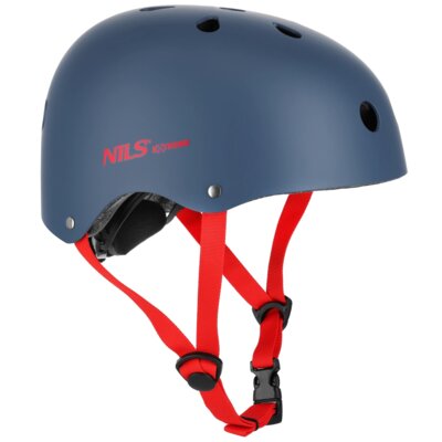 Kask NILS EXTREME MTW001-1 Szaro-czerwony (rozmiar L)