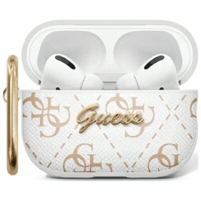 Etui na słuchawki GUESS 4G Hook do Apple AirPods 3 Biały