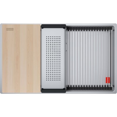 Zlewozmywak jednokomorowy FRANKE Box Pro BXX PRO 210/110-70 127.0749.859 Stal szczotkowana 44x73