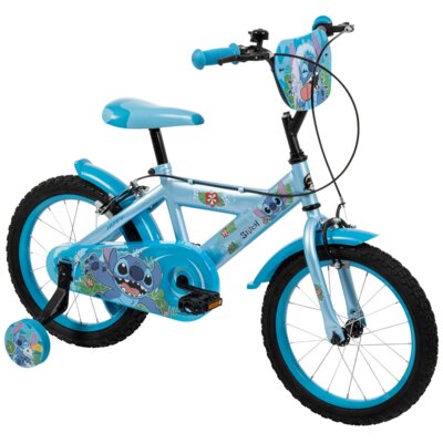 Rower dziecięcy HUFFY Disney Stitch 16 cali Niebieski Wzrost: 110-120 cm Wiek: 5-7 lat