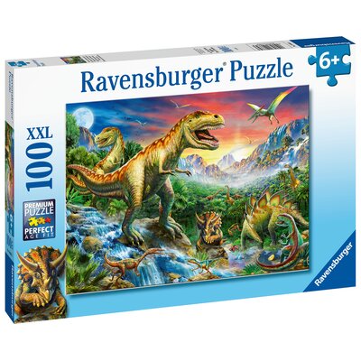 Puzzle RAVENSBURGER Premium Dinozaury (100 elementów)