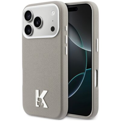 Etui KARL LAGERFELD Karl Head Logo MagSafe do Apple iPhone 17 Pro Szary