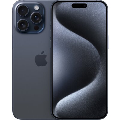 Smartfon APPLE iPhone 15 Pro Max (odnowiony, nieaktywowany) 5G 256GB 6.7" 120Hz Tytan Błękitny (CPO) 2x eSIM