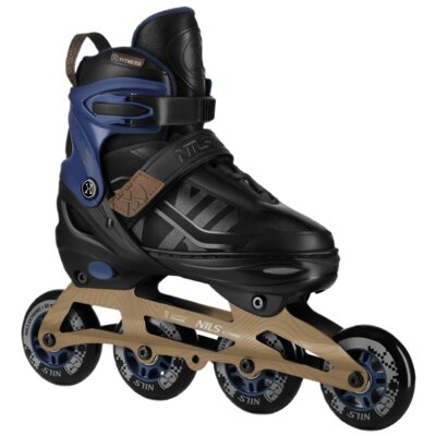 Łyżworolki NILS EXTREME Velto NA684 (rozmiar 42-45) Czarno-granatowy