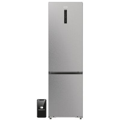 Lodówka GORENJE NRB620E61X4WFE No frost 203cm Szczotkowana stal nierdzewna