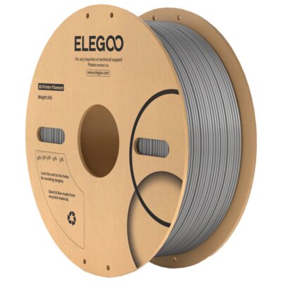 Filament ELEGOO ABS, Średnica 1.75 mm, 1 kg Szary
