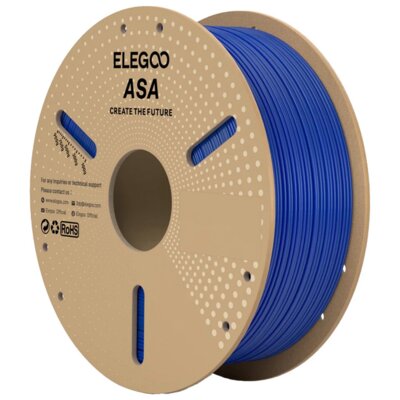 Filament ELEGOO ASA, Średnica 1.75 mm, 1 kg Niebieski