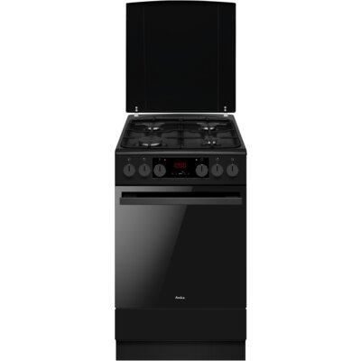 Kuchnia AMICA 523GET3.43PAZPTTSDPSCA(BM) Termoobieg Rożen Drabinki Prowadnice teleskopowe termosonda Pizza 280˚C