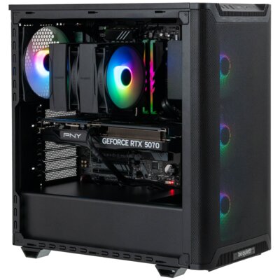 Komputer MAD DOG BQ501LX-A04WR32WH R7-7800X3D 32GB RAM 1TB SSD GeForce RTX5070 DLSS 4 Wi-Fi Windows 11 Home