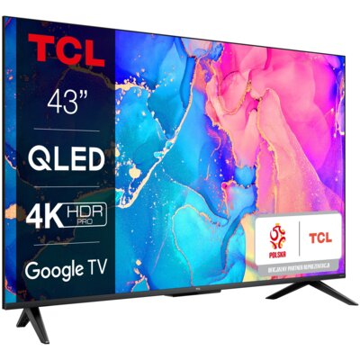 Telewizor TCL 43QLED760 43" LED 4K Google TV Dolby Vision