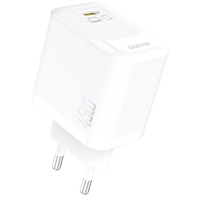 Ładowarka sieciowa DUDAO A28 45W GaN Biały ładowarka do telefonu USB-C