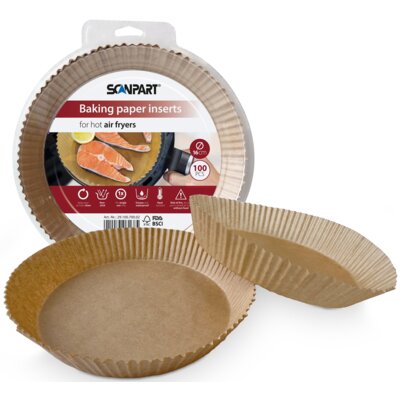 Papier do Air Fryer SCANPART 16 cm (100 sztuk)