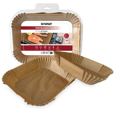 Papier do Air Fryer SCANPART 30 x 20 cm (100 sztuk)