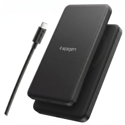 Powerbank SPIGEN EA2205MQ Essential MagSafe 5000 mAh 22.5W QI2 Czarny