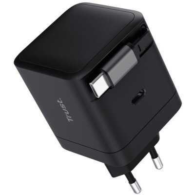 Ładowarka sieciowa TRUST Maxo 65W PD Czarny ładowarka sieciowa UBS-C