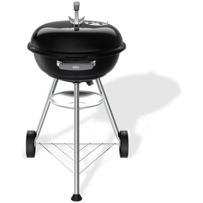 Grill ogrodowy węglowy WEBER Compact Kettle 1502054 Zamykany, okrągły, na kółkach