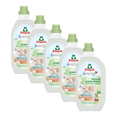 Płyn do prania FROSCH Baby 5 x 1550 ml Uniwersalny hipoalergiczny, dla niemowląt