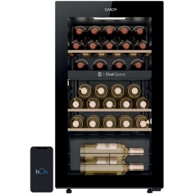 Winiarka CANDY Dwustrefowa CNWQ4G32G2 pojemność 32 butelek