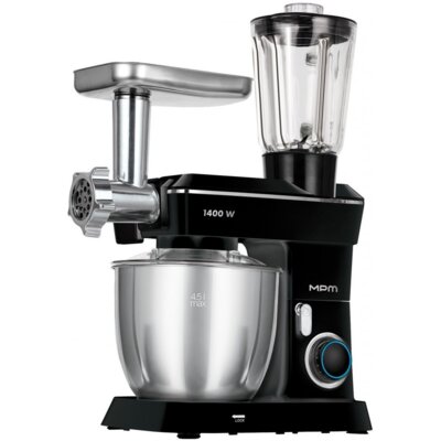 Robot kuchenny planetarny MPM MRK-24 1400W (2 misy) z maszynką do mięsa i blenderem kielichowym