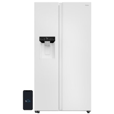 Lodówka HAIER HSW79F18DIGW Side by Side No Frost 177.5cm Biała