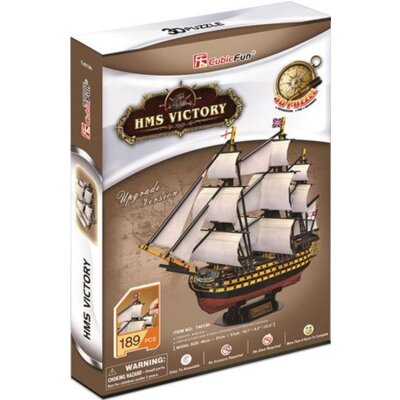 Puzzle 3D CUBIC FUN Statki Żaglowiec HMS Victory T4019H (189 elementów)