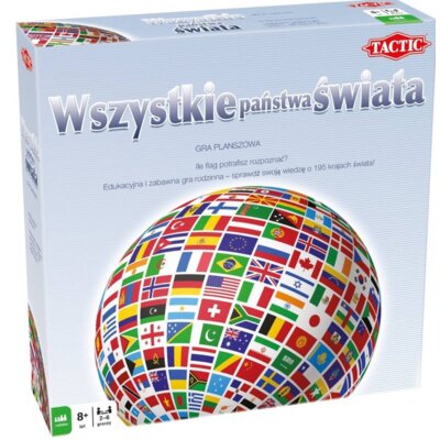 Gra planszowa TACTIC Quiz Wszystkie Państwa Świata 41269