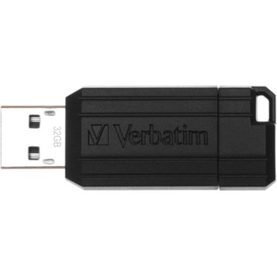Pendrive VERBATIM Pinstripe 32GB, USB 2.0, Odczyt 12 Mb/s, Zapis 5 Mb/s