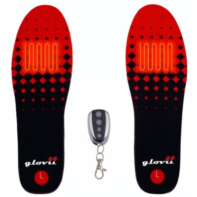 Podgrzewane wkładki do butów GLOVII GW2 (rozmiar M) Czarno-czerwony