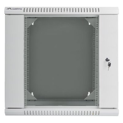 Szafa RACK LANBERG 19" 12U WF02-6612-10S 600 x 600 mm, Wisząca Szary