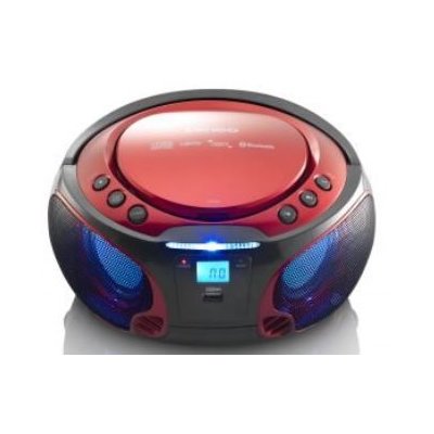 Radioodtwarzacz LENCO SCD-550RD Czerwony