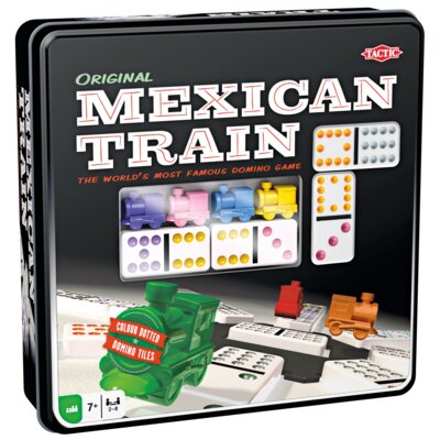 Gra logiczna TACTIC Mexican Train Domino w puszce 54005