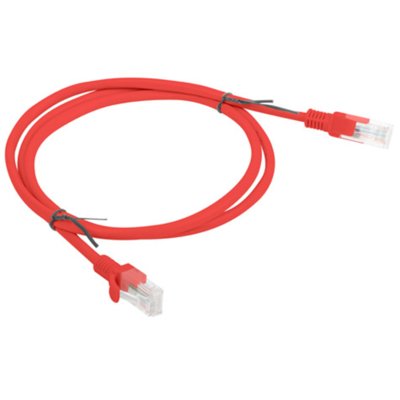 Kabel RJ-45 - RJ-45 LANBERG PCU5-10CC-0100-R 1 m